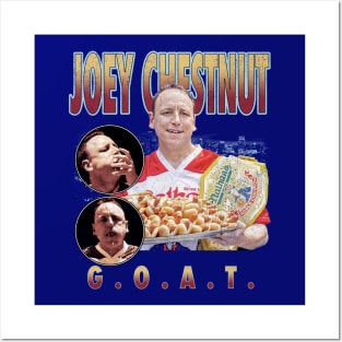 Joey Chestnut G.O.A.T. Posters and Art